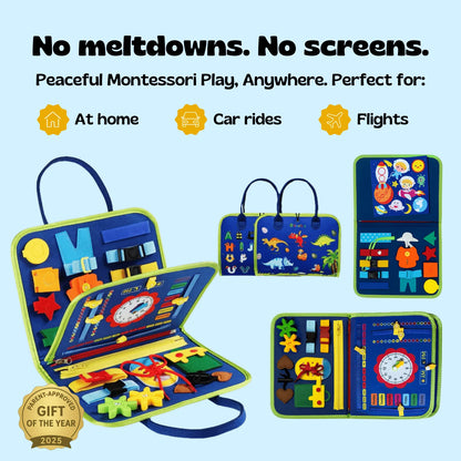 mamaDealz™ Montessori Busy Board