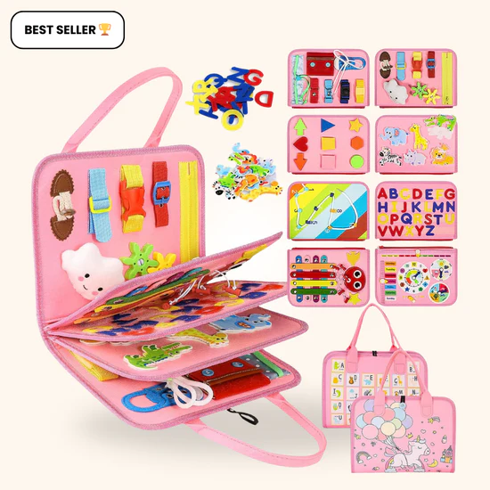 mamaDealz™ Montessori Busy Board