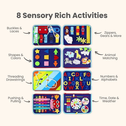 mamaDealz™ Montessori Busy Board
